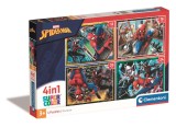 Puzzle 4 in 1 Clementoni Spiderman, 12, 16, 20, 24 piese