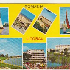 bnk cp Romania - Litoral - circulata - marca fixa