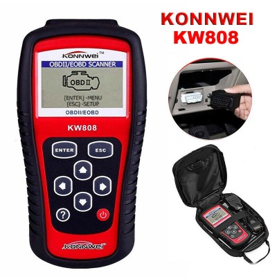 TESTER DIAGNOZA AUTO KW808,AFLA DEFECTELE MASINII TALE,KIT COMPLET,TOATE MARCILE foto