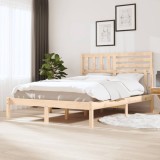 vidaXL Cadru de pat, 150x200 cm King Size, lemn masiv de pin 3101028