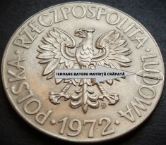 Moneda 10 ZLOTI - POLONIA, anul 1972 *cod 4786 Tadeusz Kosciuszko = EROARE UNC!