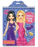 Carte cu abtibilduri Fashion Design Albastru Grafix