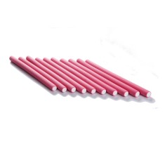Bigudiuri flexibile roz 1.6*23cm Ihair Keratin 10 buc