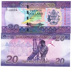 Insulele Solomon 20 Dolari 2023-24 P-34 UNC