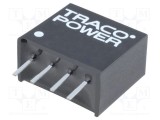 Convertor DC/DC 1W TRACO POWER, Intrare 4,5-5,5VDC, Ieşire 9VDC 110mA