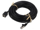 Prelungitor RJ45 F/UTP 5e Negru 3m