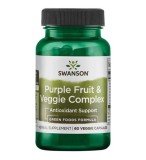 Purple Fruit si Veggie Complex 400 miligrame 60 Capsule Swanson