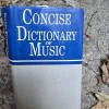 Concise Dictionary of Music