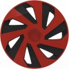 Set capace roti auto Cridem Vector 4buc - Rosu/Negru - 16&#039;&#039; Garage AutoRide