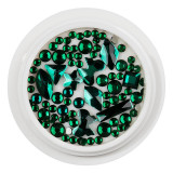 Cumpara ieftin Cristale Unghii LUXORISE, Emerald, LUXORISE Nail Art