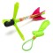 Jucărie Lansator Rachetă, Neon, 27cm, Lumini și Sunet, Verde Lime/Roșu