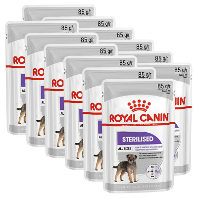 Royal Canin Sterilised Dog Loaf pliculeț cu pate pentru c&amp;acirc;ini castrați 12 x 85 g foto