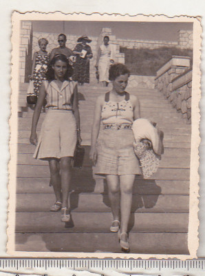 bnk foto Carmen Sylva Eforie - scarile spre plaja - cca 1940 - Viorica Litzica foto