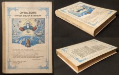 ✝ DIVINA ZIDIRE Sinteza Biblica in Versuri &amp;ndash; Vasile Militaru 448 pag, ilustrata 1993 Editura Lumina din Lumina. Cartonata, format 24x17cm foto