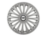 Cumpara ieftin Set 4 capace roti pentru Fiat, model Dino Gray, R15