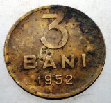 7.218 ROMANIA RPR 3 BANI 1952