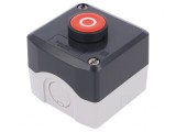 Casetă de comandă Harmony XB5 1 buton plat IP66 plastic