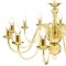 Candelabru, auriu, 12 becuri E14 - 6