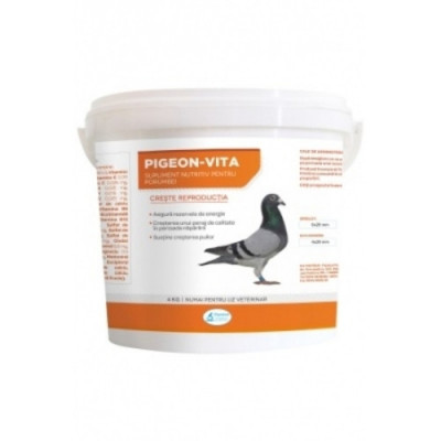 Supliment nutritiv pentru porumbei Pigeon-Vita, Pasteur, 4 kg foto
