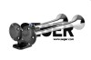 Claxon camion cu doua goarne 24V Negru, SEGER