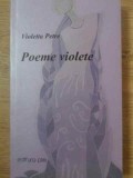 POEME VIOLETE-VIOLETTA PETRE