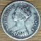 Hong Kong - raritate argint - moneda de colectie - 10 cents 1893 - Victoria