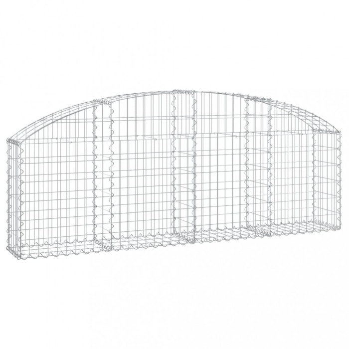 Cos gabion arcuit 200x30x60/80 cm fier galvanizat