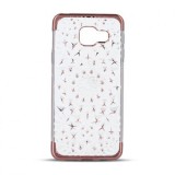 Husa Silicon 3D Stars Samsung G930 Galaxy S7 Rose Gold