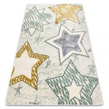 Covor PETIT STARS stele verde, 160x220 cm, Dreptunghi, Polipropilena