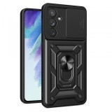 Husa pentru Samsung Galaxy A54 A546, OEM, Hybrid Armor Camshield, Neagra