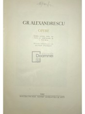 Gr. Alexandrescu - Opere, vol. 1 - Poezii (Editia: 1957) foto