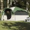 vidaXL Cort de familie tunel, 6 persoane, verde, impermeabil 4009572