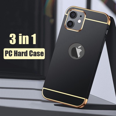 Husa compatibila cu Apple iPhone 12 PRO, Elegance Luxury 3in1 Black, MyStyle&amp;reg; foto