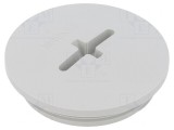Capac de protecție poliamidă gri deschis 8mm IP56