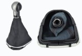 Cumpara ieftin Manson Nuca Schimbator Piele Ecologica Neagra 5 Viteze Seat Altea 2004-2015 + Rama ALM
