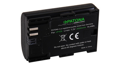Baterie CANON LP-E6 LPE6 EOS 5D Mark II EOS 7D 2000mAh / 7.2V / 14,4Wh Premium - Patona Premium foto