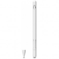 Husa TECH-PROTECT SMOOTH pentru Apple Pencil, Alba