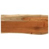 VidaXL Blat masă 90x40x3,8 cm dreptunghiular lemn acacia margine vie 370635