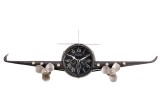 Cumpara ieftin Ceas perete Avion fier 56,5 x 7 x 18 cm