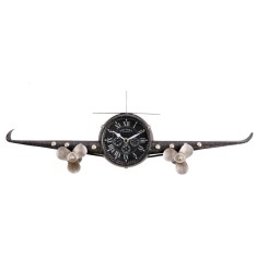 Ceas perete Avion fier 56,5 x 7 x 18 cm