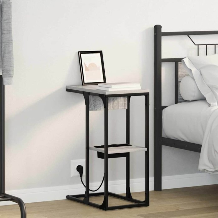 Noptieră Gri sonoma 41.5 x 26 x 60.5 cm Lemn compozit