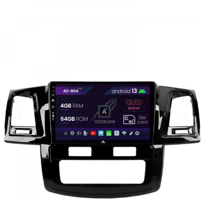 Navigatie Toyota Hilux (2008-2014), Android 13, A-Octacore 4GB RAM + 64GB ROM, 9 Inch - AD-BGA9004+AD-BGRKIT081 foto