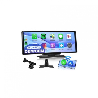 Navigatie auto ,utilaje ,rulota , duba ,camion universala portabila ecran 10.26&amp;rdquo; HD Wireless Carplay Android Auto Bluetooth foto