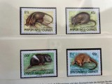 Seria Completă Papua Noua Guinee 1993 - Mamifere Exotice, Fauna, 4v, MNH -A150