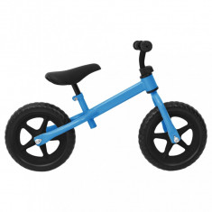vidaXL Bicicleta pentru echilibru 10 inci, cu ro?i, albastru foto