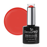 Cumpara ieftin Oja Semipermanenta Neon Glow SensoPRO Milano #36 Shocking Ruby, 10ml