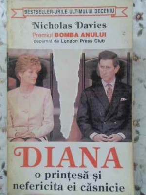 DIANA O PRINTESA SI NEFERICITA EI CASNICIE-NICHOLAS DAVIES-268039 foto