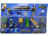 Set figurine minecraft aquatic cu Creeper si Delfin
