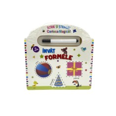 Invat formele - scrie si sterge cu carioca, 7Toys