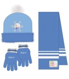 Șapcă pentru copii cu fular și mănuși FROZEN